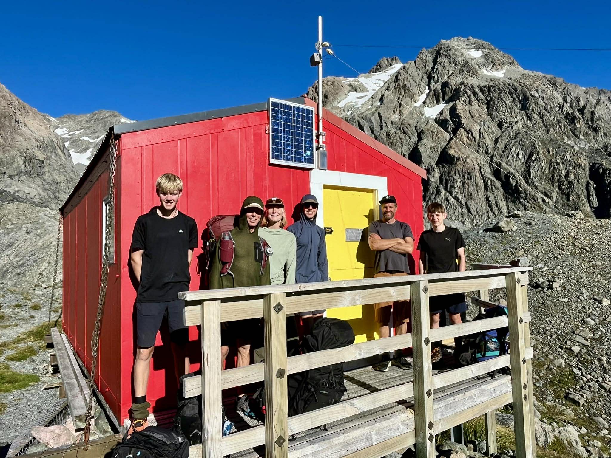 Barker Hut Group Photo